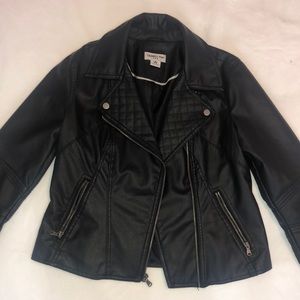 Celebrity Pink leather jacket